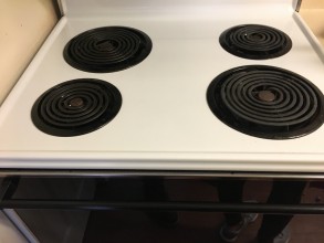 After Cleaning Oven Stove top